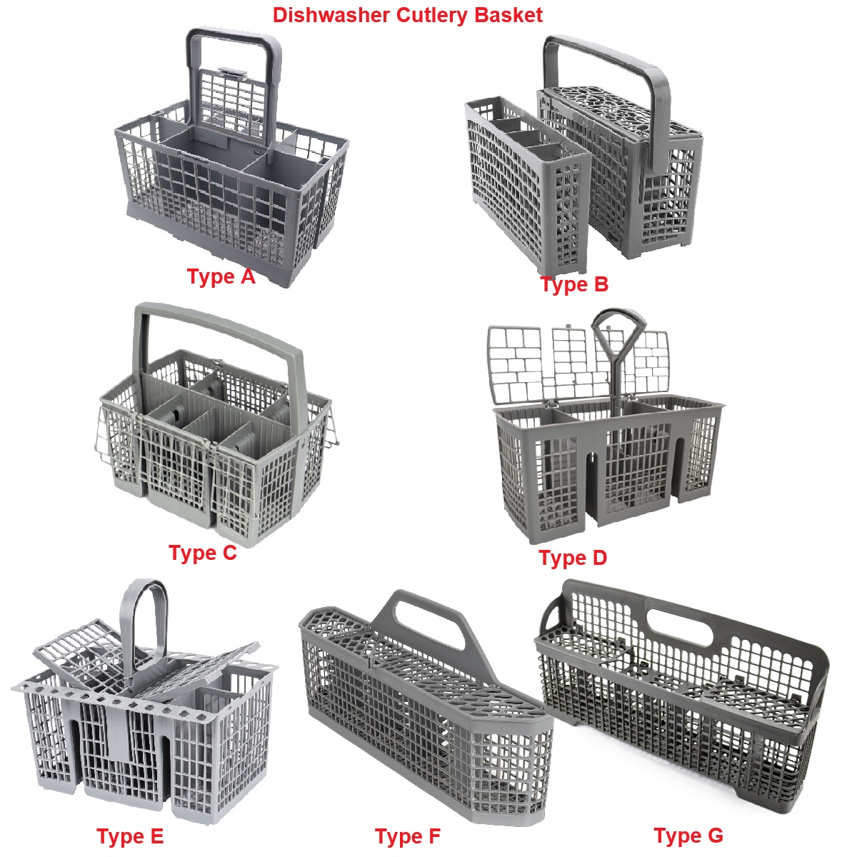 Commercial Kitchen Juicer - Dishwasher Cutlery Basket For Bosch Siemens