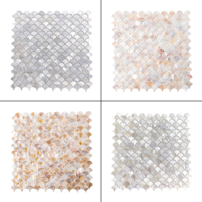 Commercial Kitchen Exhaust Fan - 31x31cm 3D Fish Scale Fan-shaped Shell