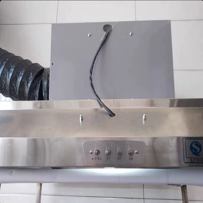 Commercial Kitchen Hood Exhaust Fans - 220V Stainless Steel Commercial Range Hood