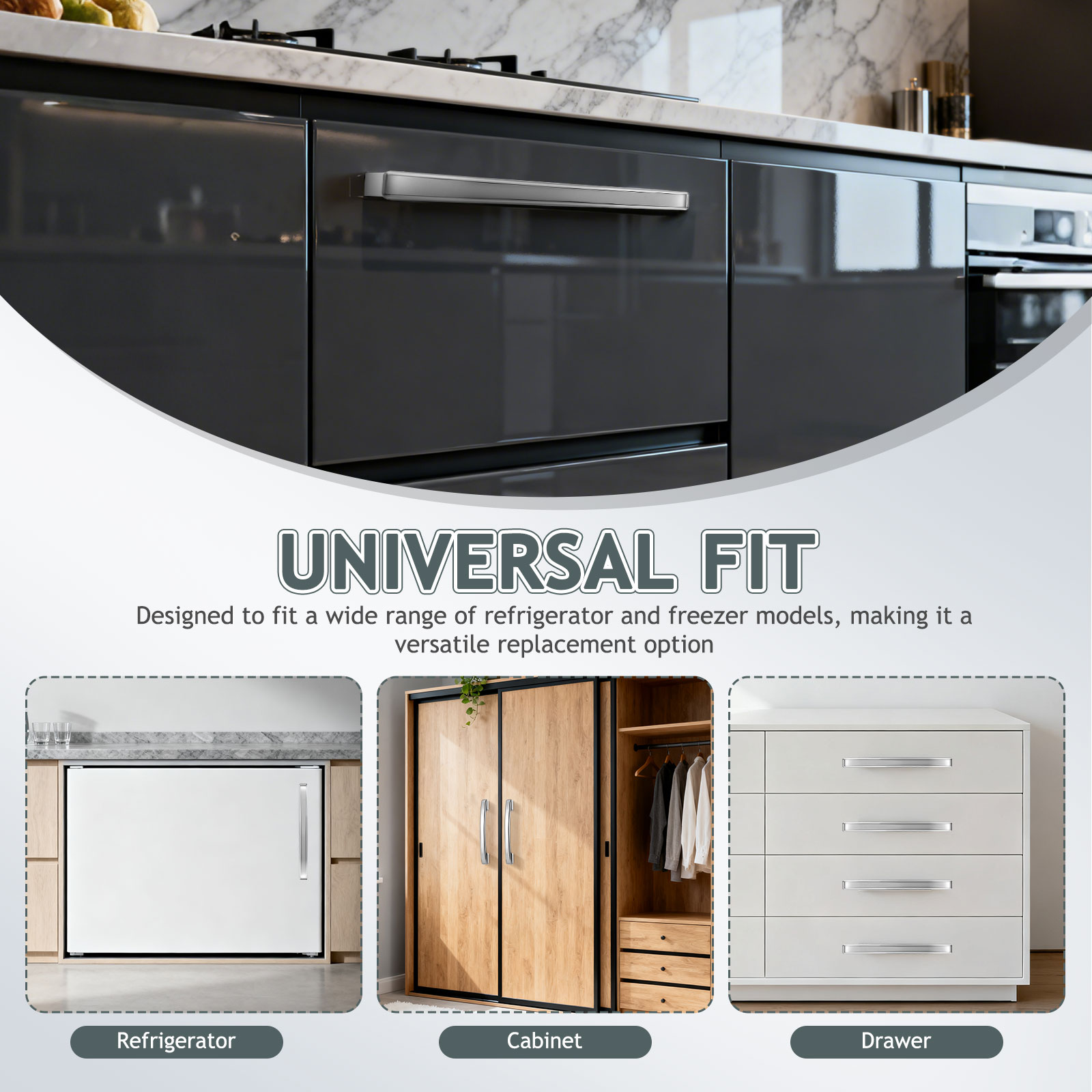 Commercial Kitchen Installation - Refrigerator Handle Door Freezer Commercial Parts
