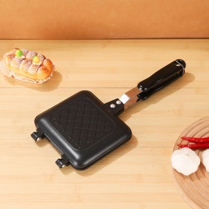 Crepe Maker Griddle - Sandwich Bread Bakeware Double-Sided Non-Stick Frying