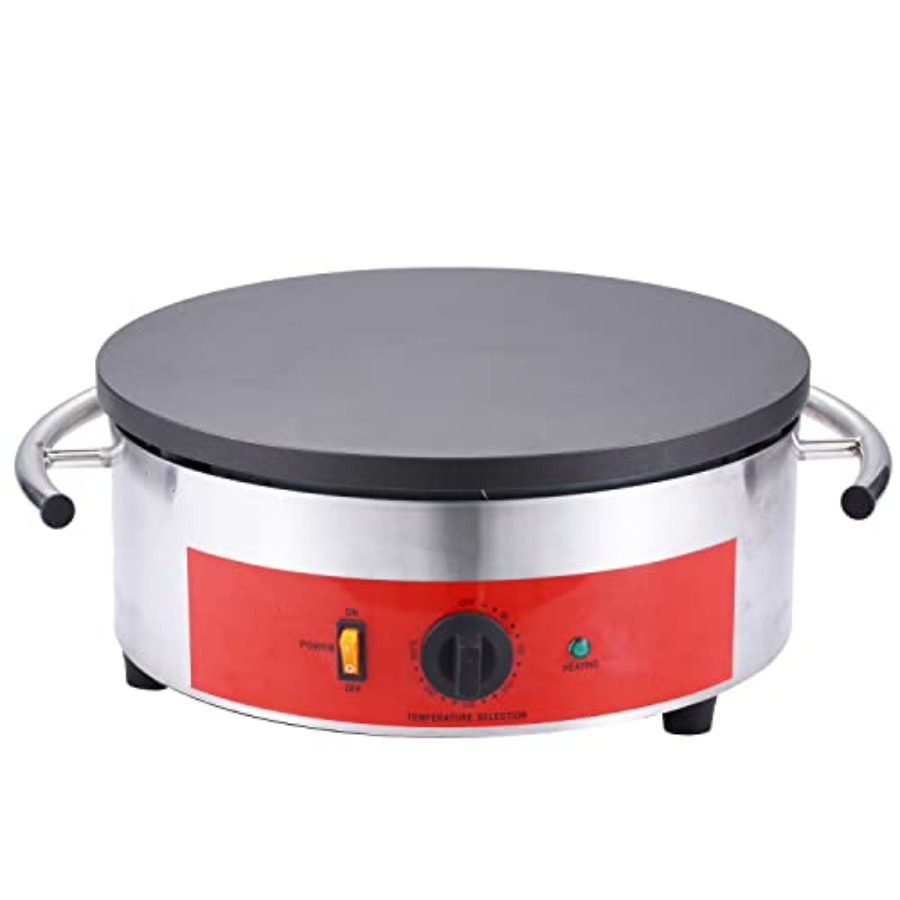 Crepe Maker Griddle - Commercial 16 Inch Crepe Maker with