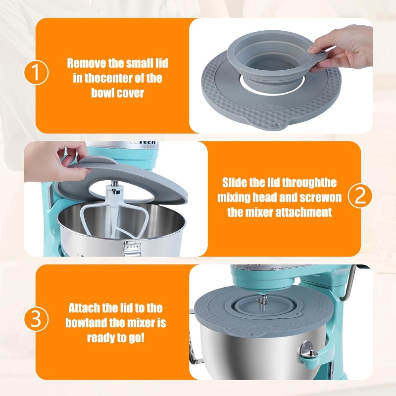 Silicone Mixer Bowl Cover Comp - Commercial Kitchen Juicer recension och pris