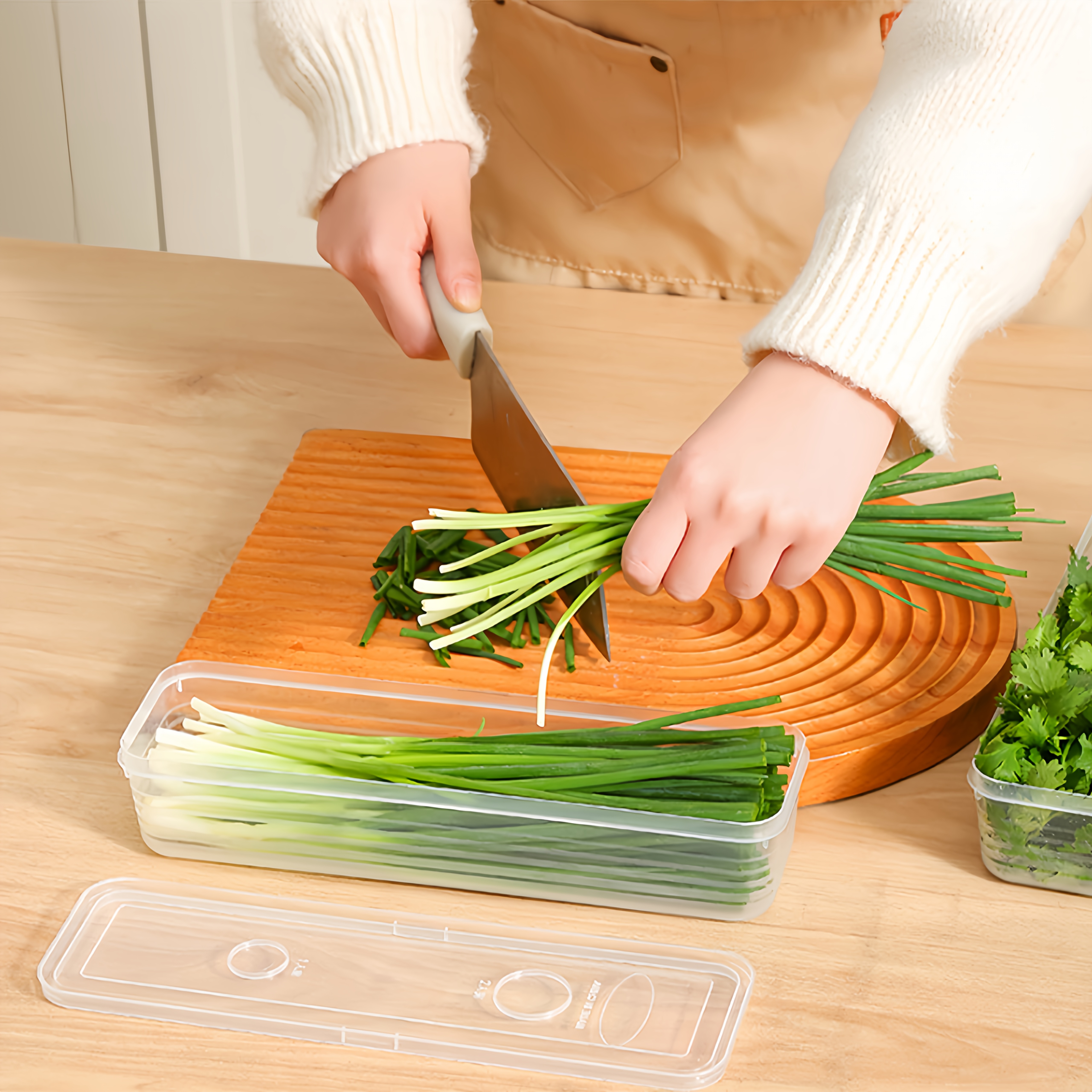 2/4/6pcs Food Vegetable Storag - Commercial Kitchen Refrigerator recension och pris