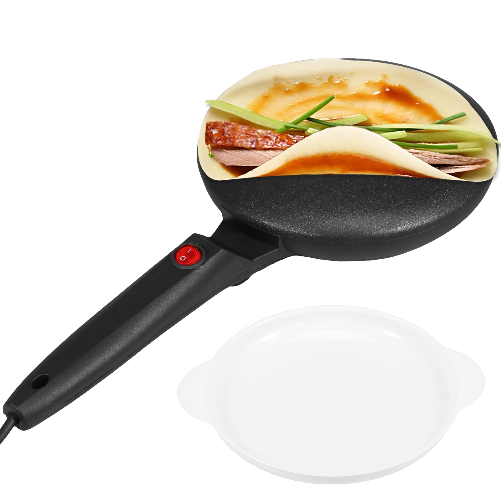 Electric Handheld Pancake Make - Crepe Maker Griddle recension och pris