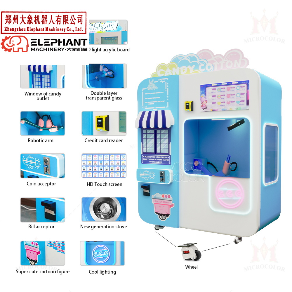 Customized Factory Commercial  - Candy Floss Machine Commercial recension och pris