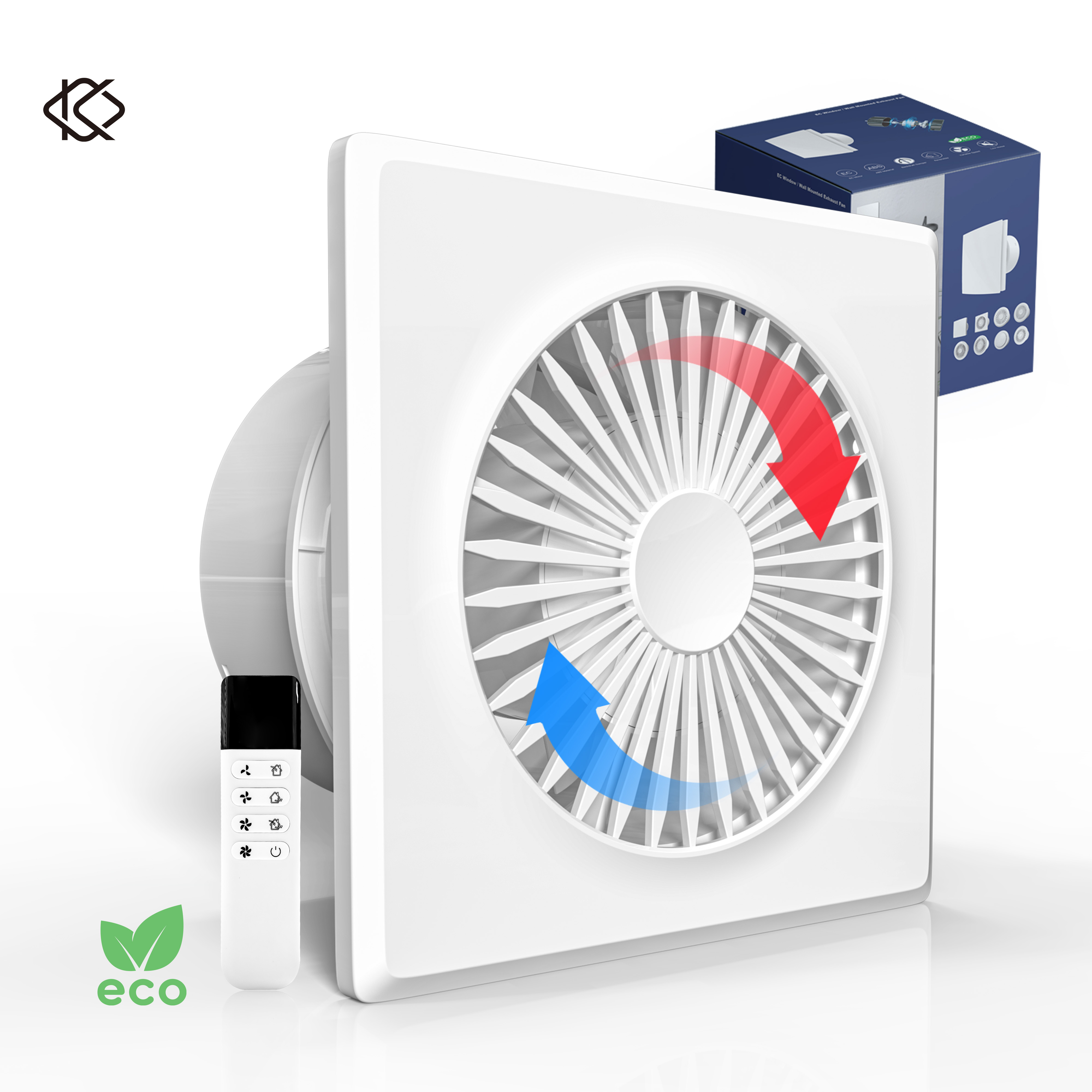 KCvents Reversible Ventilator  - Commercial Kitchen Exhaust Fan recension och pris