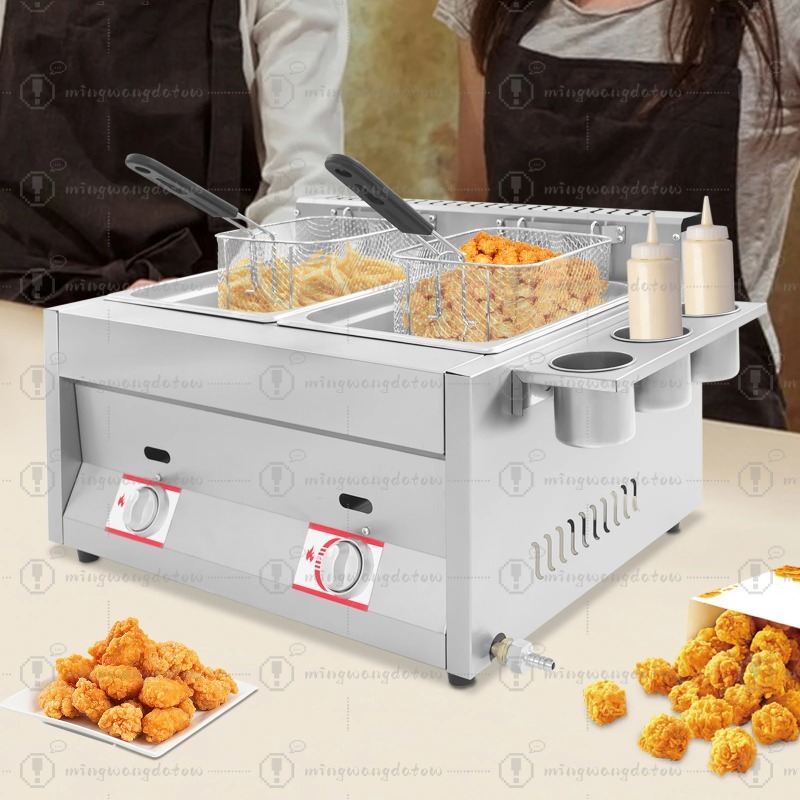 NEW Commercial Gas Deep Fryer  - Commercial Kitchen Juicer recension och pris