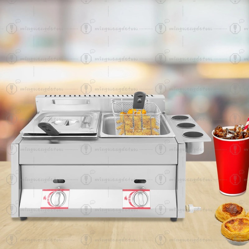 NEW Commercial Gas Deep Fryer  - Commercial Kitchen Juicer recension och pris