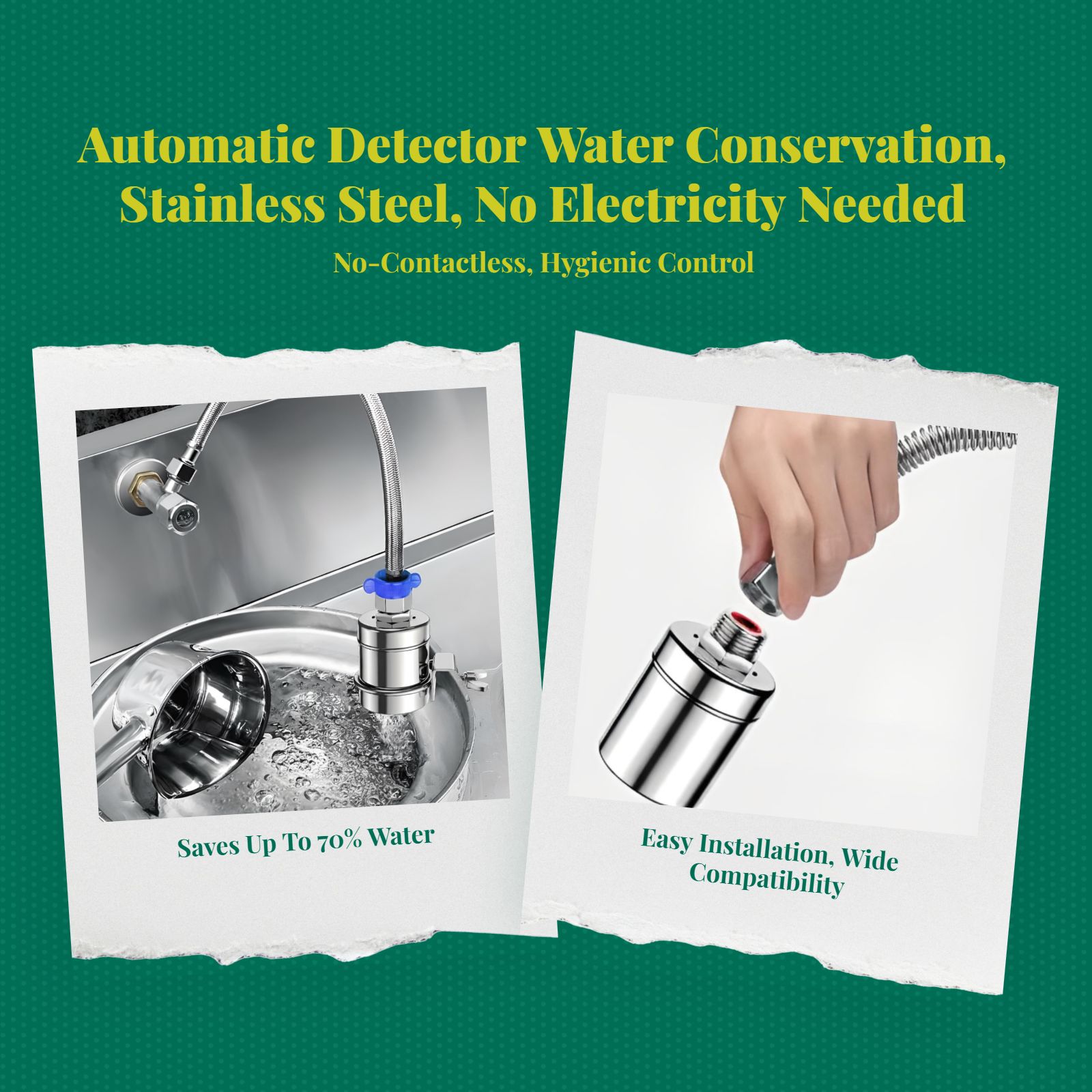 Water-Saving Kitchen Faucet, A - Commercial Kitchen Installation recension och pris