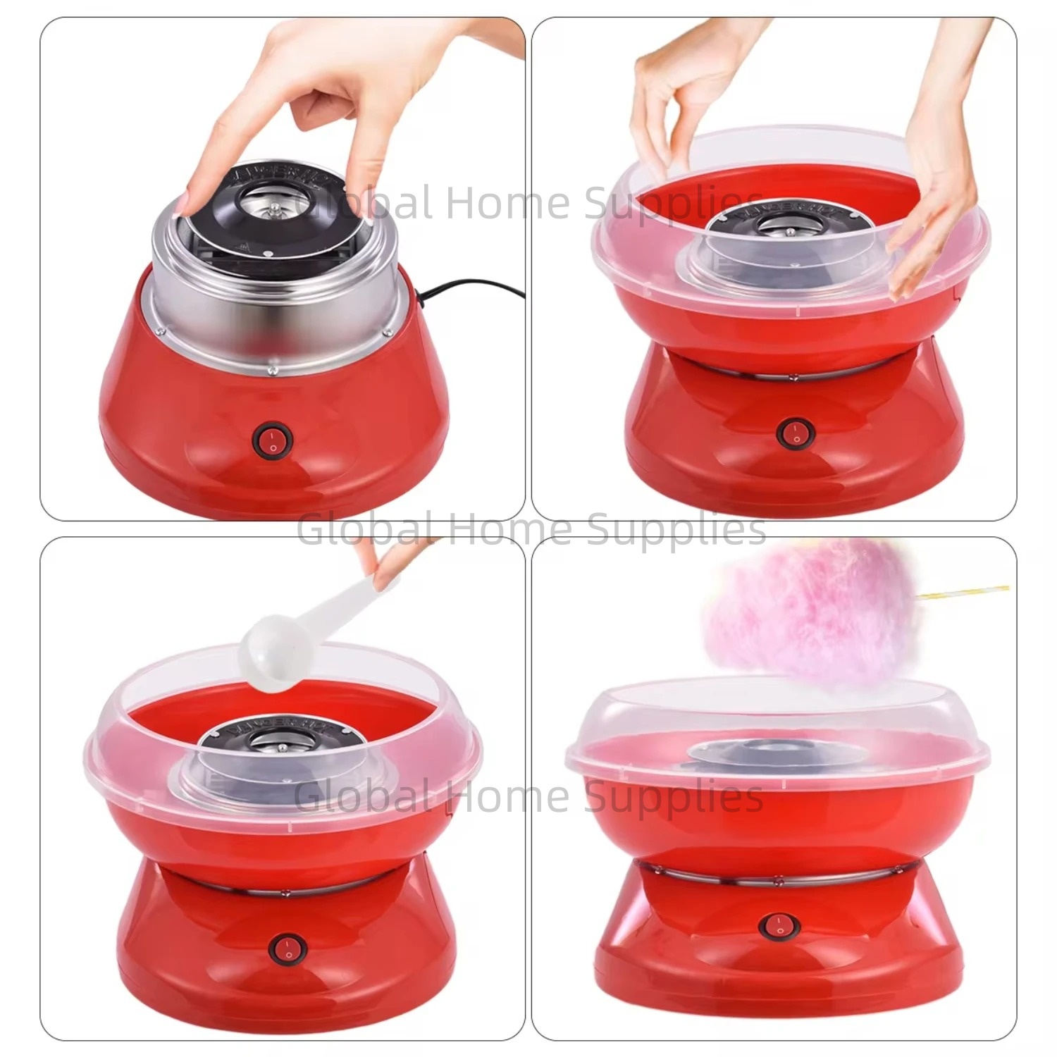 Cotton Candy Machine Electric  - Candy Floss Machine Commercial recension och pris