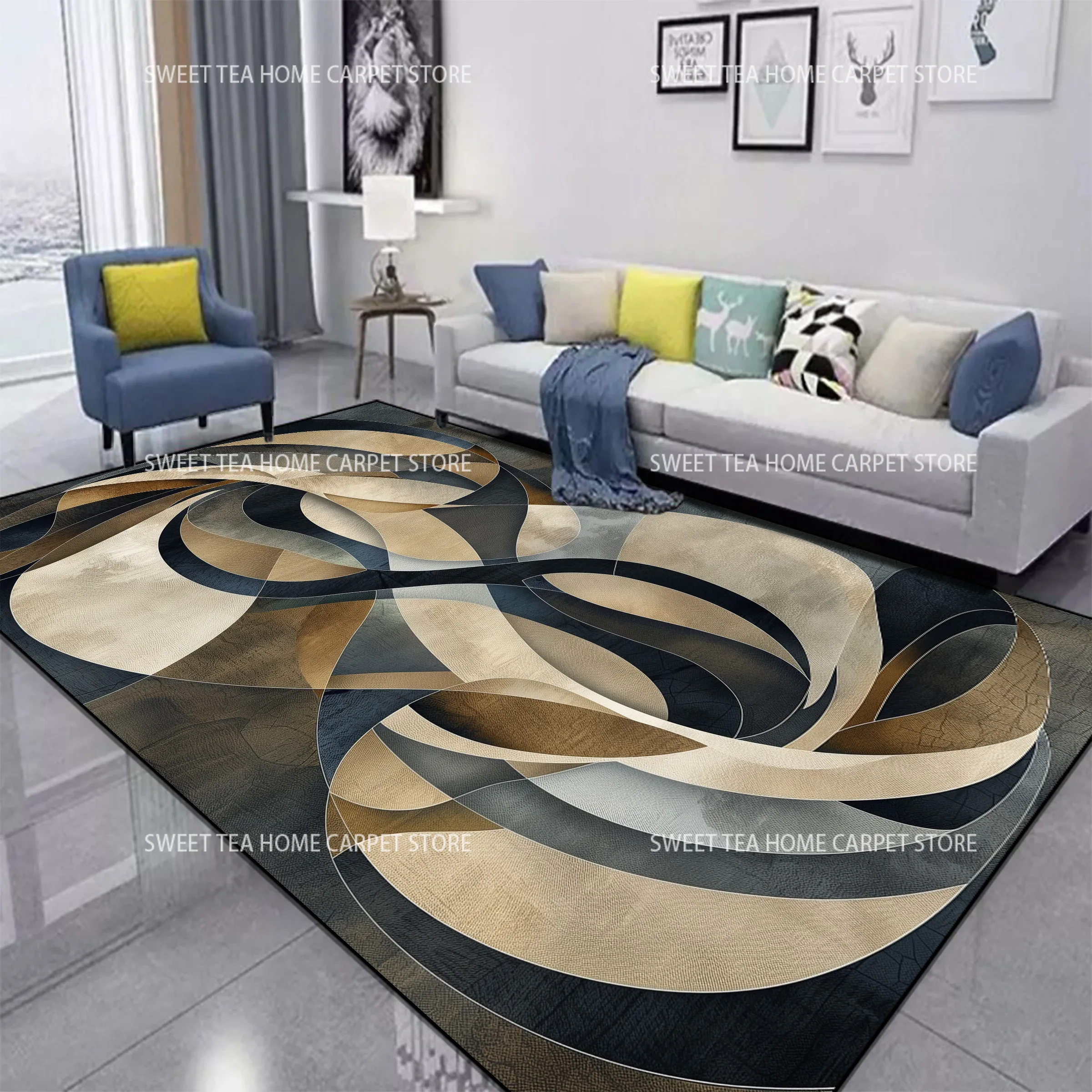 Red Black Swirl Rug Abstract C - Commercial Dishwasher Table recension och pris