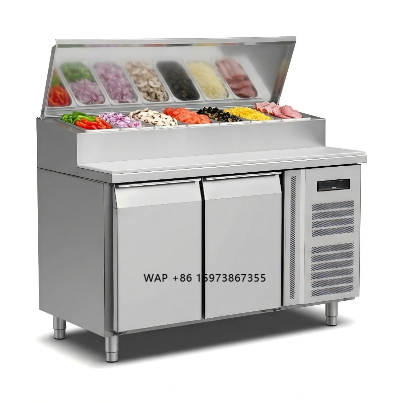 OEM Counter Fridge Sandwich Pr - Commercial Kitchen Refrigerator recension och pris