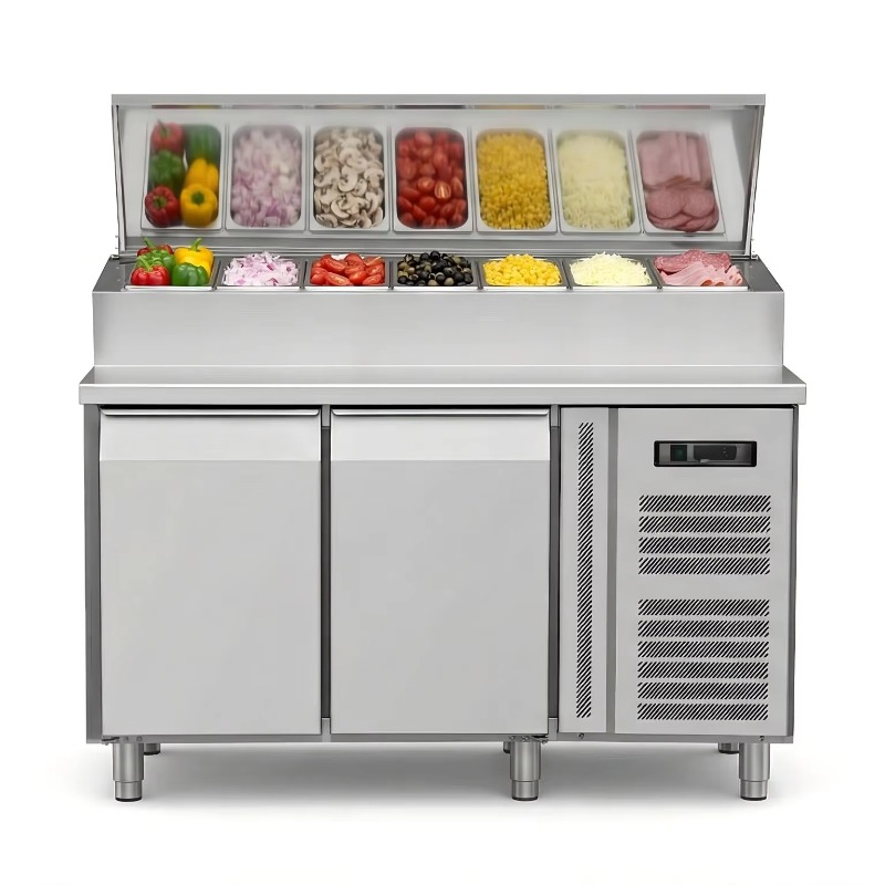 OEM Counter Fridge Sandwich Pr - Commercial Kitchen Refrigerator recension och pris