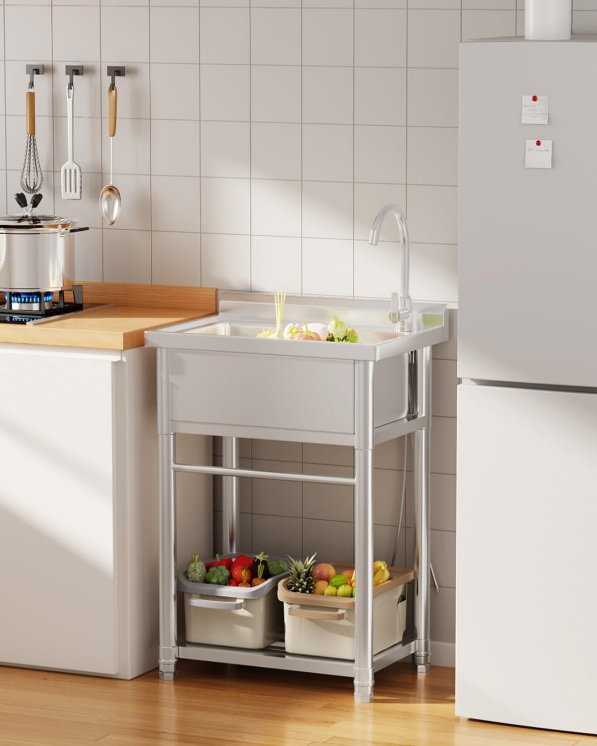 Stainless Steel Utility Sink,  - Commercial Kitchen Faucets recension och pris
