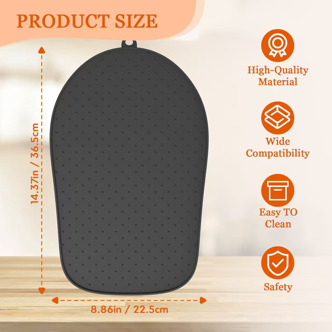 Silicone Sliding Mat for Kitch - Commercial Kitchen Juicer recension och pris