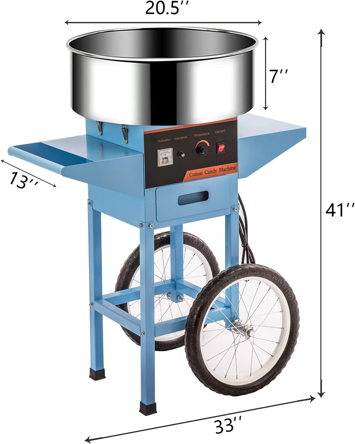 Commercial Electric Cotton Can - Candy Floss Machine Commercial recension och pris