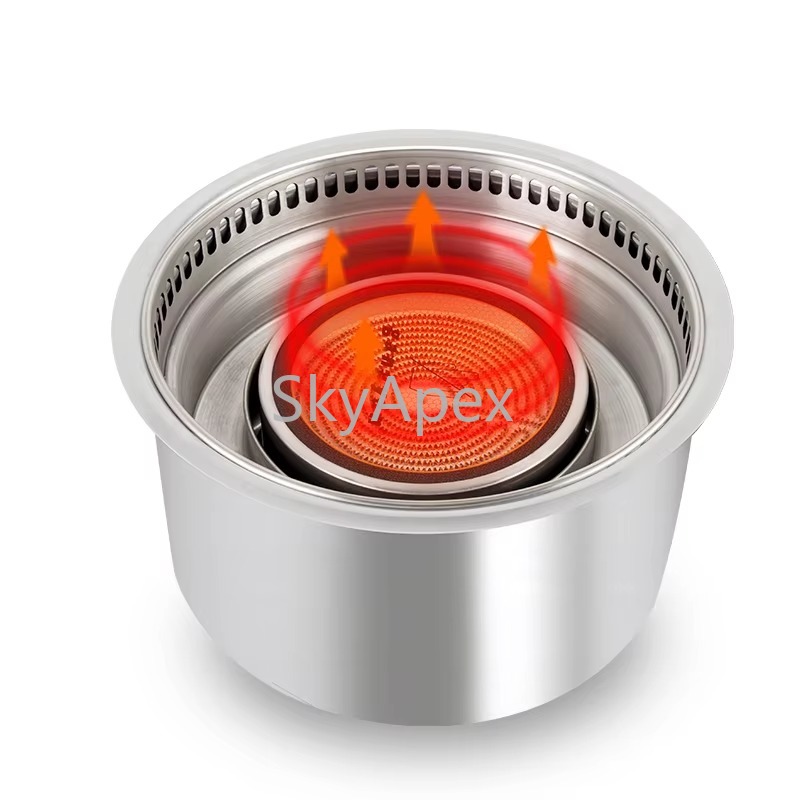 New Commercial 1500W Round Ele - Commercial Kitchen Installation recension och pris