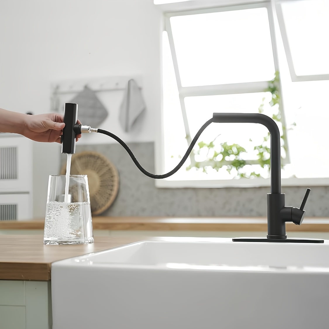 1 PC Black Kitchen Faucet With - Commercial Kitchen Faucets recension och pris