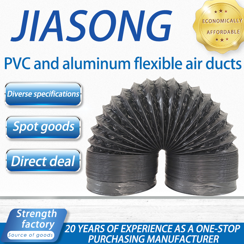 Black Exhaust Flexible Duct wi - Commercial Kitchen Exhaust Fan recension och pris