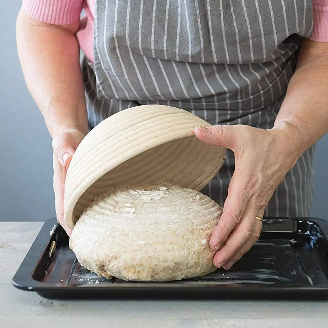Natural Rattan Bread Proofing  - Crepe Maker Griddle recension och pris