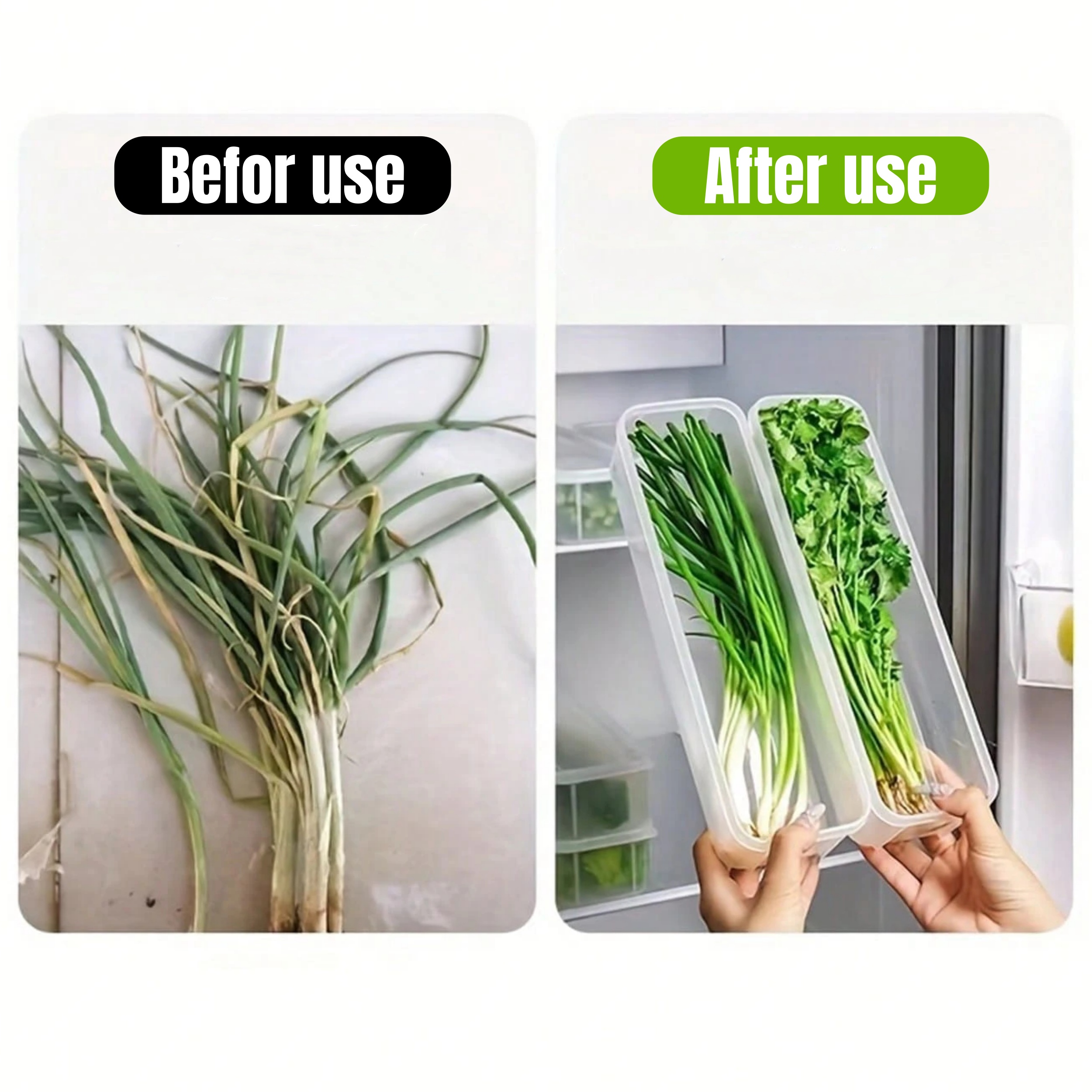 1/2/4Pcs Refrigerator Storage  - Commercial Kitchen Refrigerator recension och pris