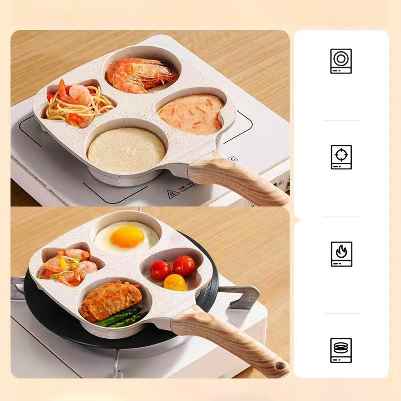 Frying Pan Omelette Pan Four H - Crepe Maker Griddle recension och pris