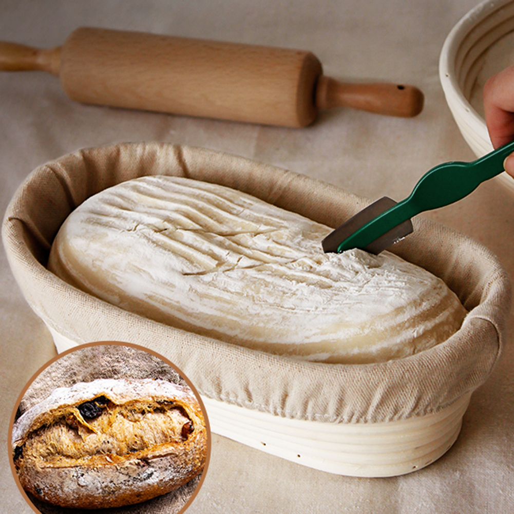 Oval Baking Tools Banneton Set - Crepe Maker Griddle recension och pris