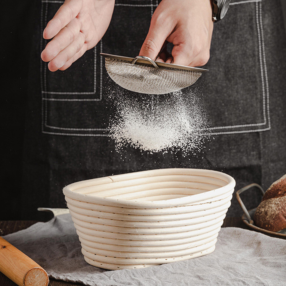 Oval Baking Tools Banneton Set - Crepe Maker Griddle recension och pris