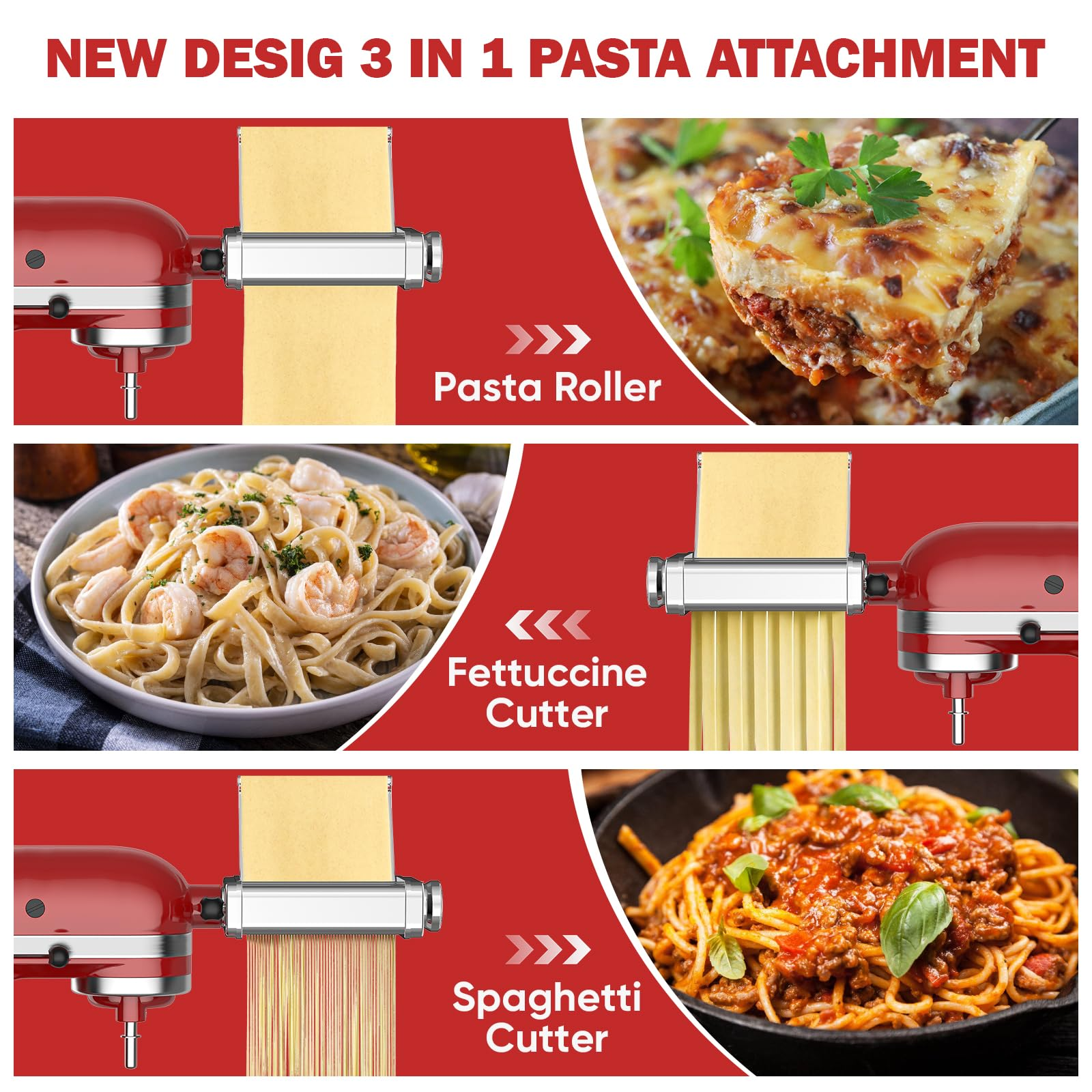 Gvode 3 in 1 Pasta Attachment  - Commercial Kitchen Juicer recension och pris