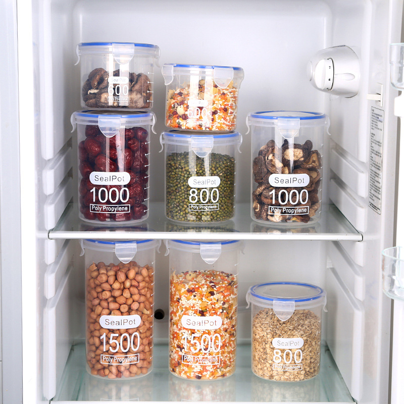 1-4PCS Sealed Jars With Scale  - Commercial Kitchen Refrigerator recension och pris