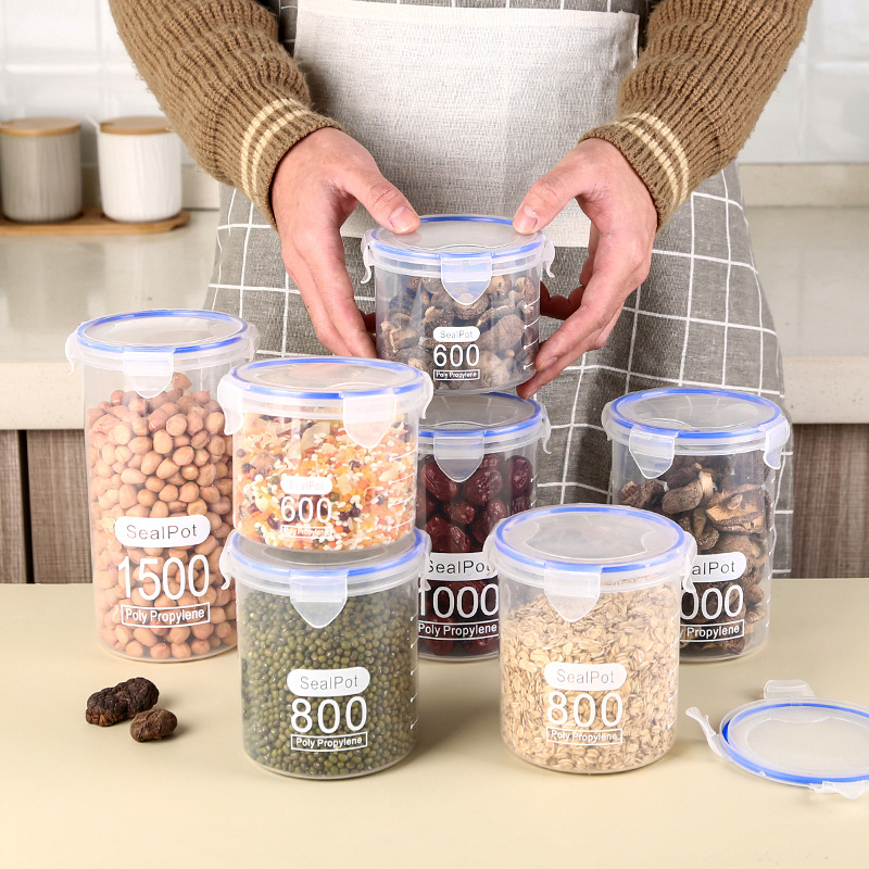 1-4PCS Sealed Jars With Scale  - Commercial Kitchen Refrigerator recension och pris
