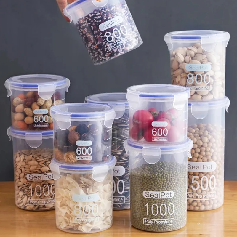 1/4PCS Sealed Jars With Scale  - Commercial Kitchen Refrigerator recension och pris
